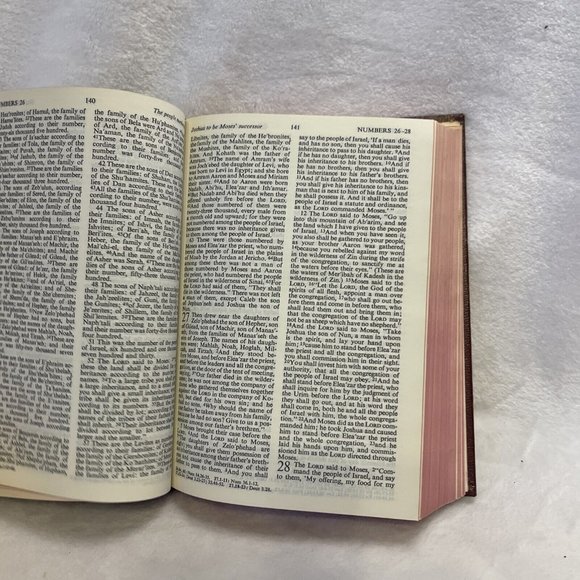 Vintage THE BIBLE Revised Standard Version Hardcover American Bible Society 1980 - Picture 10 of 12